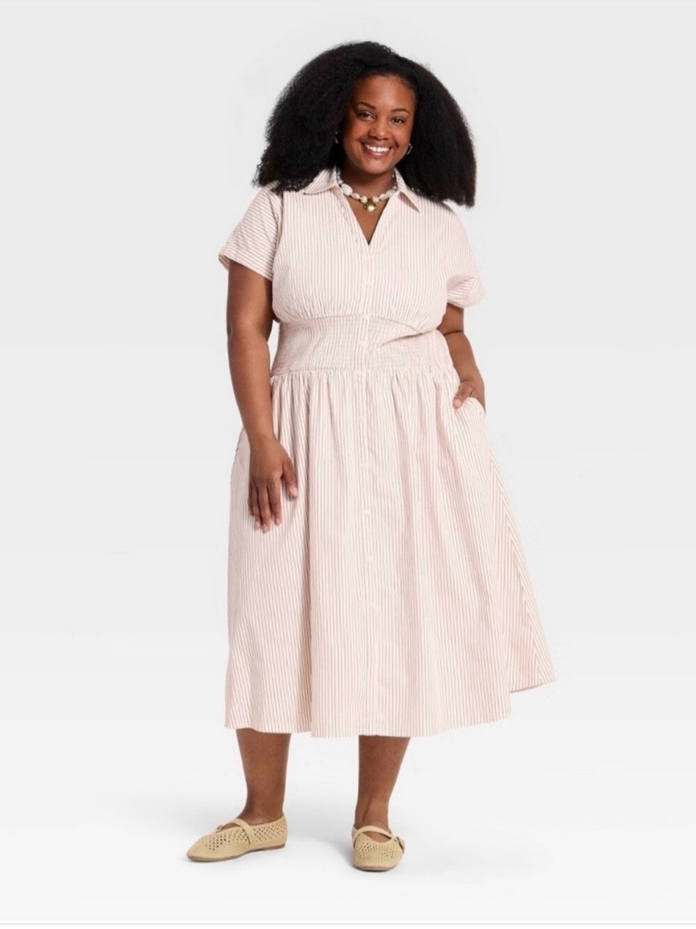 Ava & Viv Women's Plus Dolman Short Sleeve Maxi Shirtdress Berry 2X